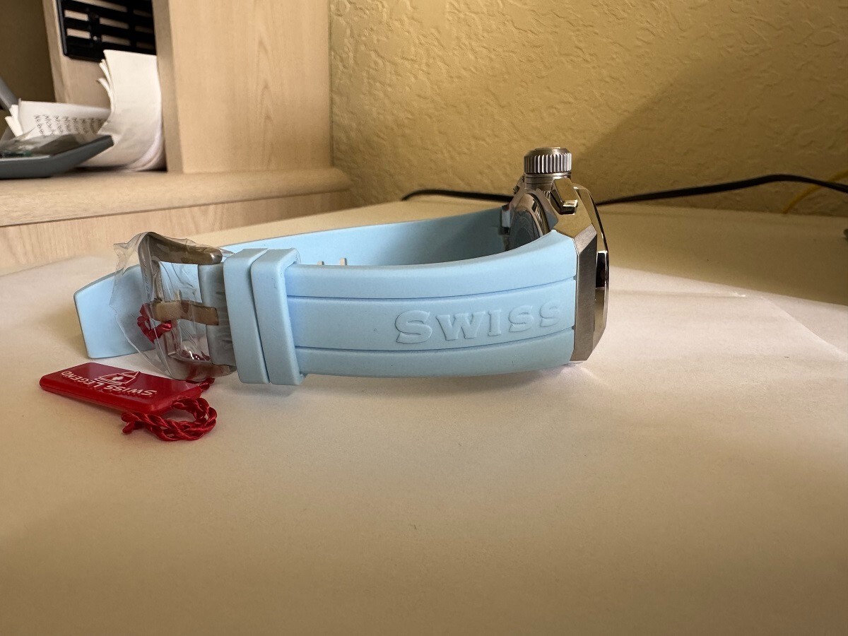 Swiss Legend Trimix Diver Chronograph Light Blue Dial  watch Ref.  10542-012-BBL