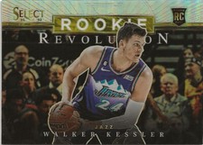 2022-23 Panini Select Walker Kessler Silver Prizm SP RC Utah Jazz