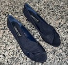 Coldwater Creek - Asymmetric Pleated Pump - Navy - BNWT — photo 3