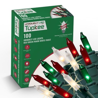 Christmas Uniquely LED Twinkle Lights   Matches Incandescent Exactly - 16 of...