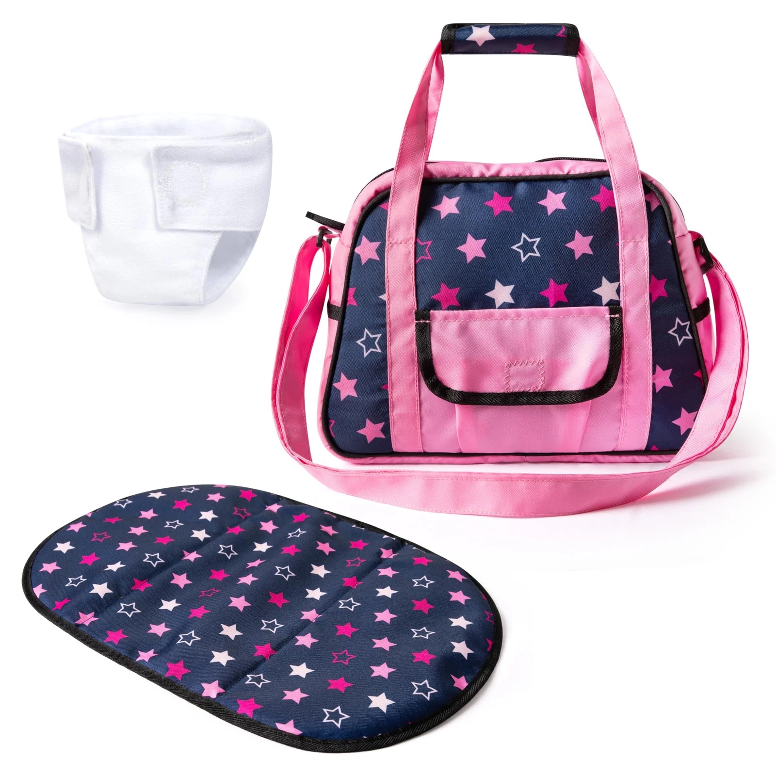 Bayer Design 69016AA changing bag for dolls, changing mat, sewing diaper, nappy,