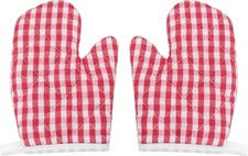 Kids Oven Mitts 2 Pack, Mini Baking Gloves for Children