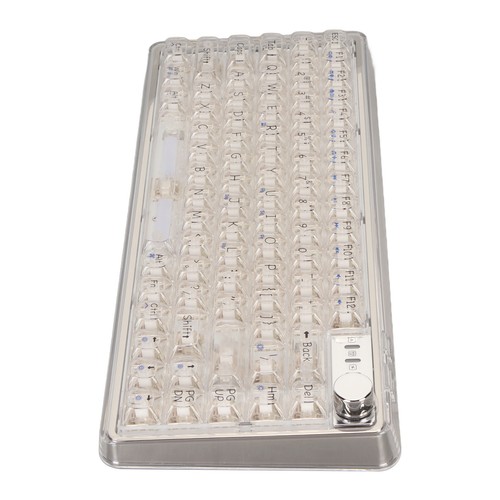 .Gasket Mount Mechanical Gaming Keyboard With Transparent Keycaps Hot Swappable - Picture 10 of 12