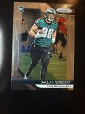 2018 Panini Prizm #229 Dallas Goedert Philadelphia Eagles Rookie Card!. rookie card picture