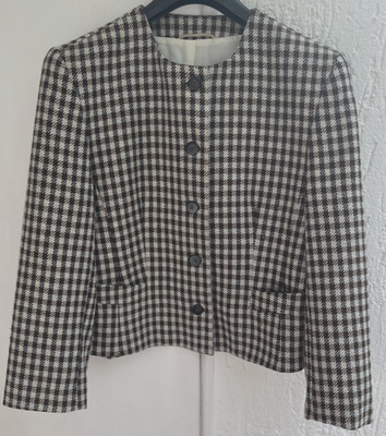 Damen leichte Jacke von Dinomoda Gr.40 Wolle/Cashemere - TOP