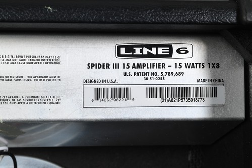 Line 6 Spider III 15 Watts 1x8 Built In Effects Amplifier - Picture 10 of 12