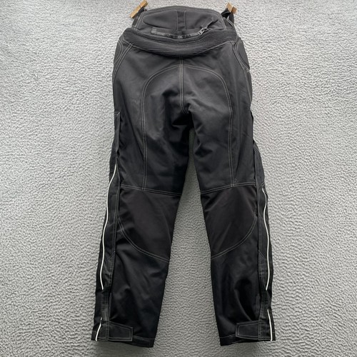 Tour Master Motorcycle Pants Men 30 Black Caliber Padded Biker Racing Sportswear - Picture 10 of 14