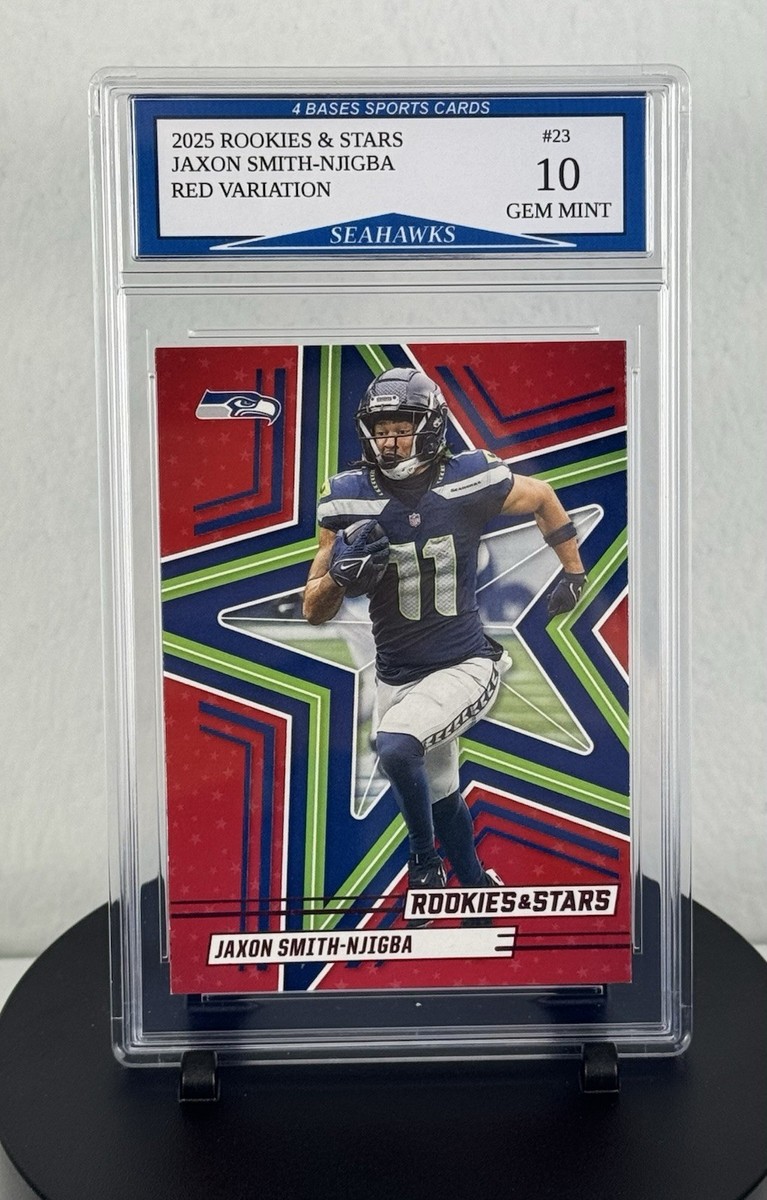 2025 Panini Rookies & Stars Jaxon Smith-Njigba Red Variation Card