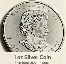 2022 1 oz Canadian Silver Maple Leaf C0-i-n.9999 Privy 5 Round RARE