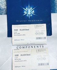 Swarovski 5328 Mocca AB 2X Bicone 6mm Genuine Beads 360 pcs Sealed pack