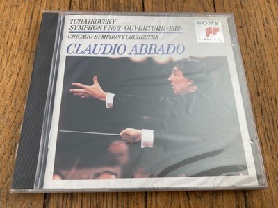 Tchaikovsky: Symphony No. 3 - Overture - 1812 / Abbado / CSO (CD, 1991) NEW