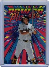 Nick Kurtz 2025 Topps Chrome Update #PP-30 Power Players Rookie RC Athletics