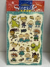 Vintage 90  s Nickelodeon Rugrats Sticker Sheet Lot Of 3 NWT