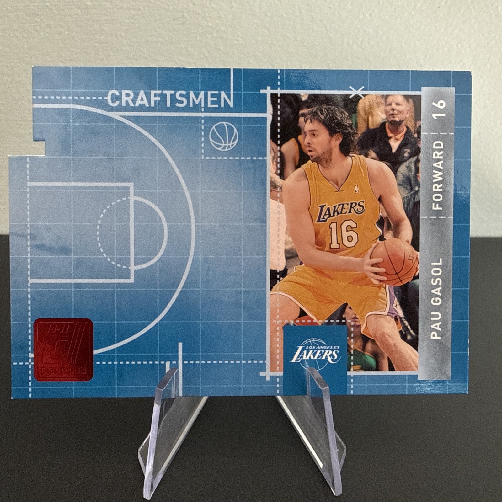 2010-11 Donruss Craftsmen - Pau Gasol #14 Die-Cut 7/25 SSP Lakers