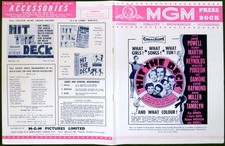 HIT THE DECK 1955 Jane Powell, Tony Martin, Debbie Reynolds UK PRESSBOOK