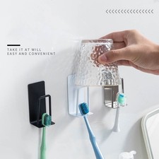 Efficient Toothbrush Holder Cup Holder for Streamlined Bathroom Countertop
