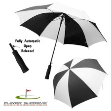 62" Single Canopy Golf Umbrellas - Available in Various Colors