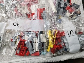 LEGO CITY 60110 FIRE STATION  BAGS 4-5-6-7-8-9-10 SEALED, INSTRUCTS  1-2-3- MISS