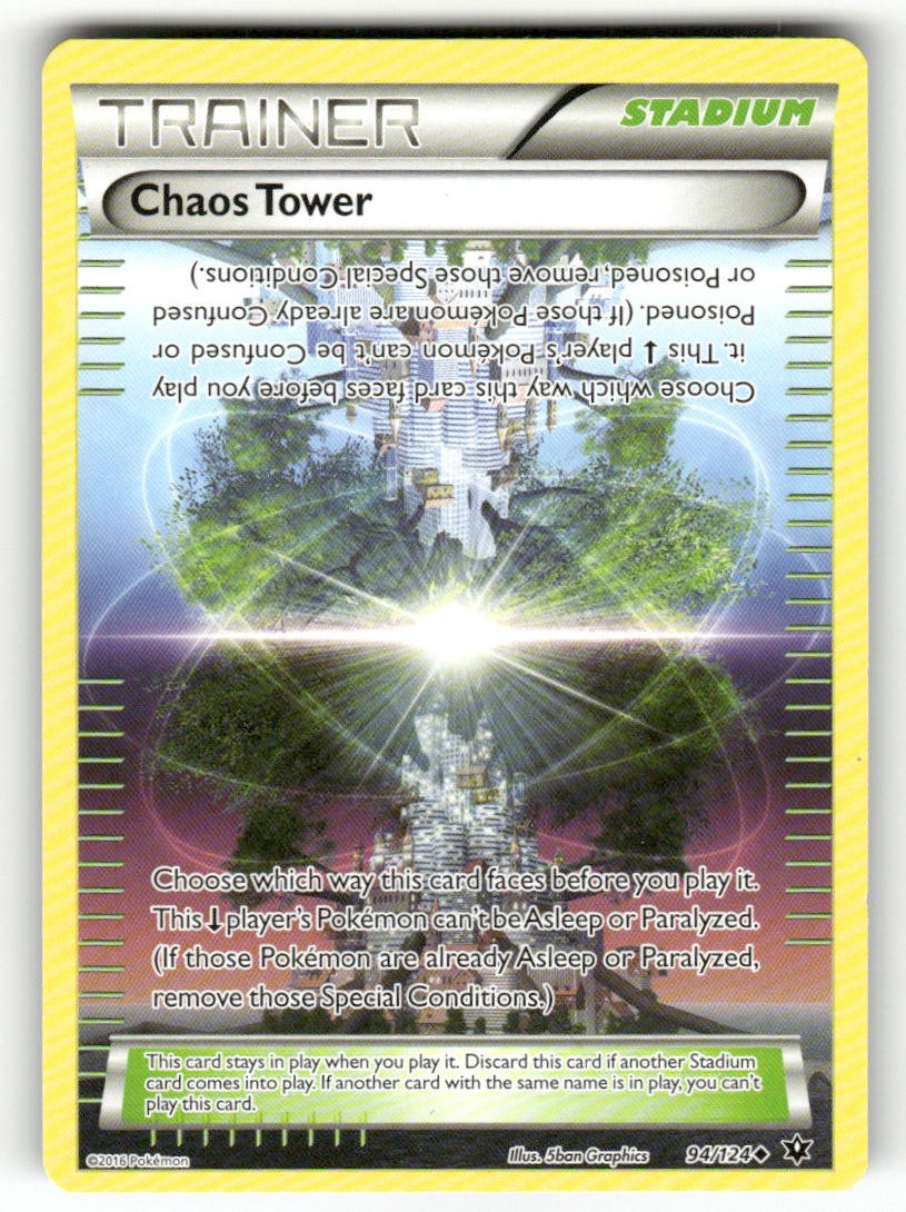 Chaos Tower 94/124 Uncommon Fates Collide Pokemon Lightly Played