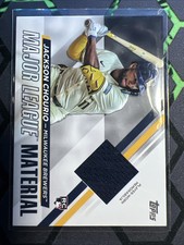 2024 Topps Update - Major League Material Relic Card#MLMU-JC Jackson Chourio(RC)