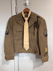 Original WW2 US Army Forces Western Pacific 4th Army Technical  Ike Jacket & Bar — photo 1