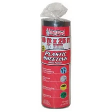 Berry Plastics 626192 6Mil Black Polyethylene Consumer Sheeting  10 x 25 ft
