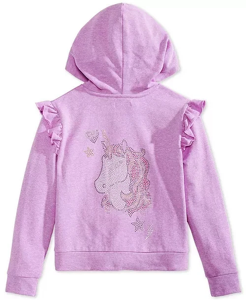 Epic Threads Big Girls Unicorn Hoodie Size Large (14) - Image 3 of 4