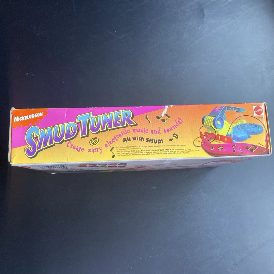 Vintage Nickelodeon Smud Tuner 1995 Mattel 15288 New In Box Rare Set VTG - Image 3 of 4