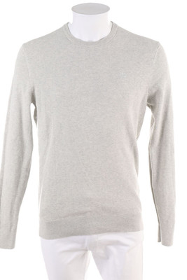 LERROS Baumwoll-Strick-Pullover L hellgrau