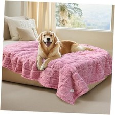 Waterproof Dog Blanket for Medium Large X-Large 85x57 inch Pink-waterproof
