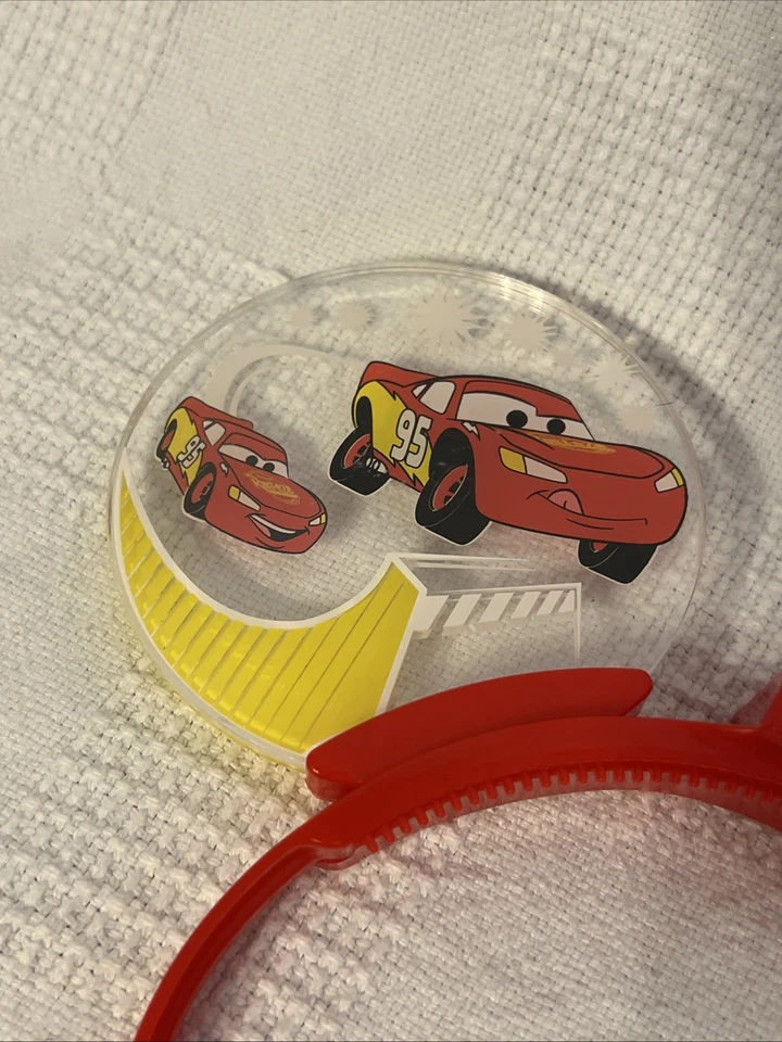 Diadema Disney Cars Lightning McQueen iluminada orejas de Mickey Pixar Park Foto 3 de 4