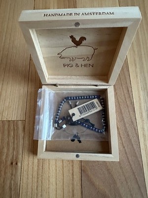 Schmuck Armband Pig&Hen Sterling Silber Handgemacht Gr. L Adjustable Herren