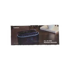 Odokee UE268-QI-Black-06 All-In-One Bedside Speaker Black OPEN BOX