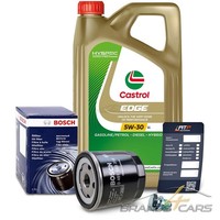 Bosch ÖLFILTER+5L Castrol Edge 5W-30 Ll FÜR Vw Bora Golf 4 1J 1.4