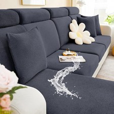 Waterproof Couch Cushion Covers Stretch Jacquard Sofa Washable Thick Furniture