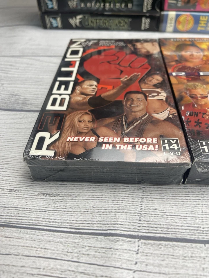 WWF WWE VHS LOT 41 TAPES COLOSSEUM SUPERTAPE BIG Event King OF THE HILL CAPITAL - Image 4 of 4