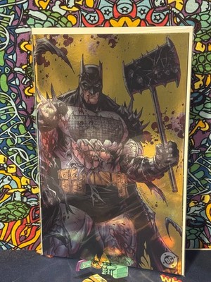 【貴重本】ビンテージ『バットマン／BATMAN』TIME誌 アクリルフレーム付き Absolute Batman #18 Tyler Kirkham Battle Damage BATMAN variant
