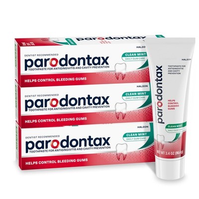 Parodontax Clean Mint Toothpaste For Gum Health, Helps Cavity Prevention, Ant...