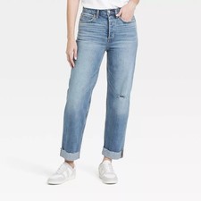 Women's High-Rise Straight Ankle Jeans - Universal Thread