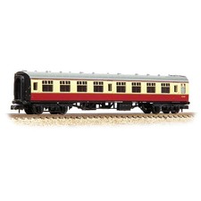 Graham Farish 374-060F N Gauge BR Mk1 SK Second Corridor Coach BR Crimson & Crea