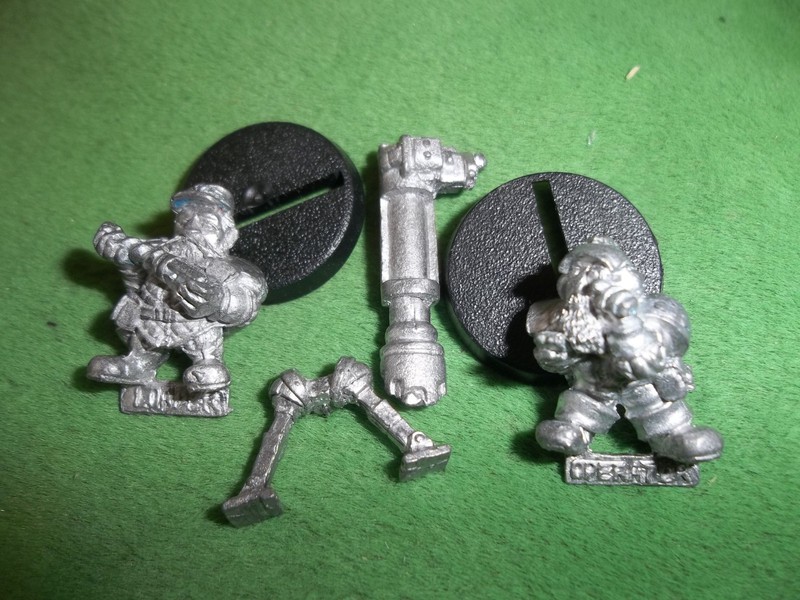 WARHAMMER40K ROGUE TRADER SQUAT MOLE MORTAR lot 2