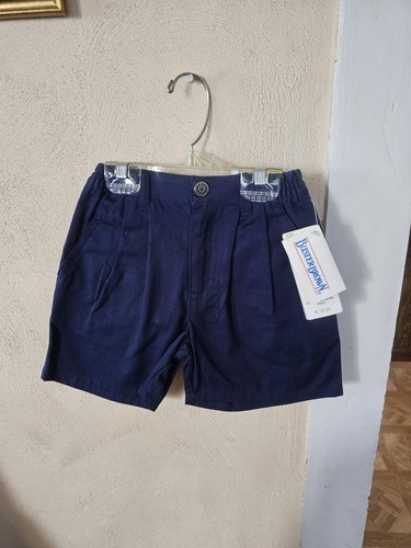 Vintage Buster Brown Boys Shorts Size 4 Blue Single Back Pocket NWT