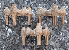 3 Quist Nagel Kerzenständer,  Retro Vintage