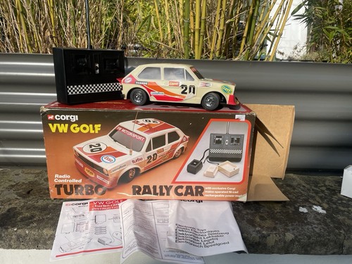 Corgi VW GOLF MK 1 Turbo Rally Car Boxed Spare Or Repair Vintage RC