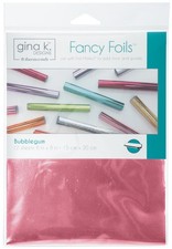 Gina K Designs Fancy Foil 6"X8" 12/Pkg-Bubblegum