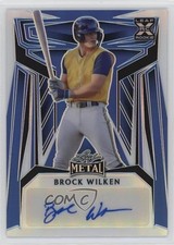 2023 Leaf Metal Auto Blue Prismatic 1/9 Brock Wilken #BA-BW1 Auto 0oe