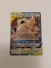 Carte Pokémon Evoli et Ronflex GX 120/181 FR 🇫🇷 SL9 Duo De Choc NM / EX