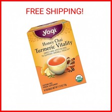 Yogi Tea, Honey Chai Turmeric Vitality, 16 ct