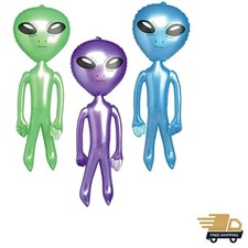 24 Inch Alien Inflates Assorted Colors 12 Per Order