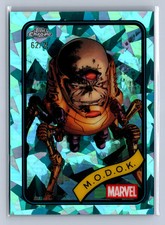 2025 Topps Chrome Marvel Sapphire M.O.D.O.K. MODOK Aqua Refractor /75 #117